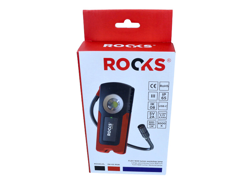 ROOKS Lampa warsztatowa FLEX 1500 lum OK-03.3026