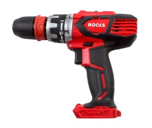 ROOKS 18 V AQ-ONE wiertarko-wkrętarka z udarem z wymiennymi kątowymi uchwytami 58 Nm bez baterii OK-03.4031