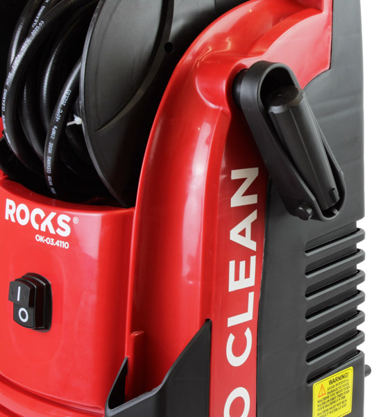 ROOKS Myjka wysokociśnieniowa HD 2,4 kW, 180 BAR z turboszczotką OK-03.4110