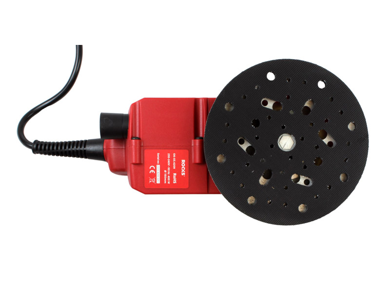 ROOKS Bezszczotkowa szlifierka wibracyjno-oscylacyjna 5 mm 400 W fi 150 mm 10 000 obr/min OK-03.4209