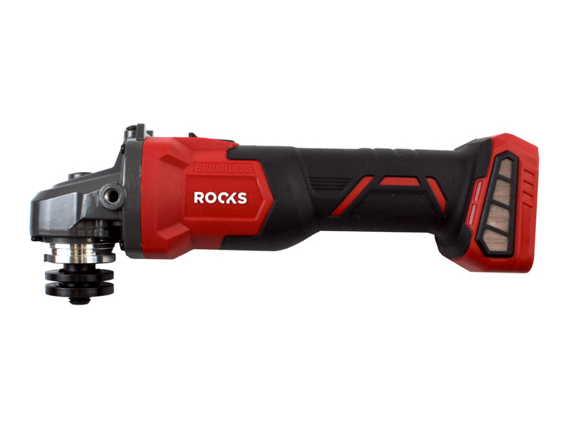 ROOKS 20 V AQ-ONE szlifierka kątowa 125 mm 8500 obr./min komplet z akumulatorem 4 Ah ładowarką i walizką OK-03.4307