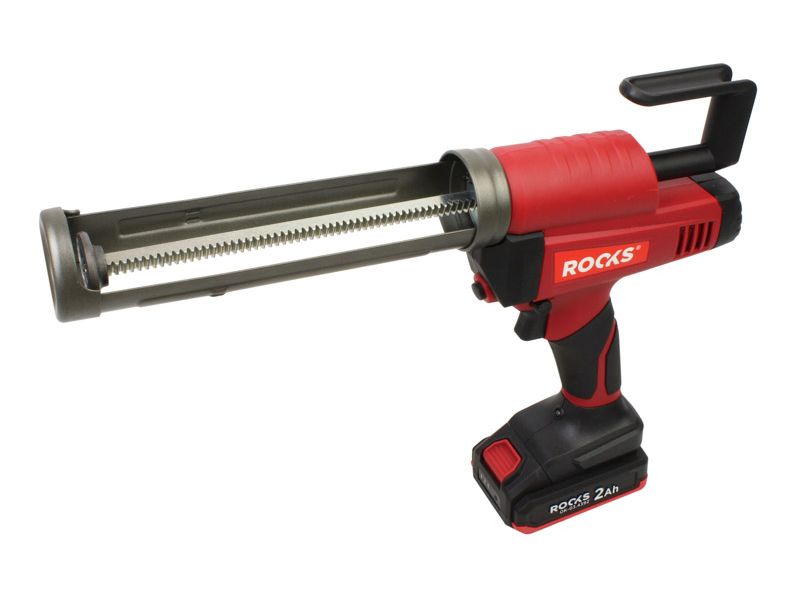 ROOKS 20 V AQ-ONE pistolet do silikonu 350 ml 2500 N kpl. z akumulatorem 2 Ah OK-03.4313