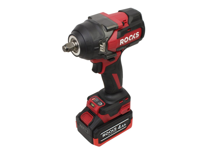 ROOKS 20V AQ-ONE Klucz udarowy 1200 Nm komplet z akumulatorem 4Ah ładowarką i walizką OK-03.4317