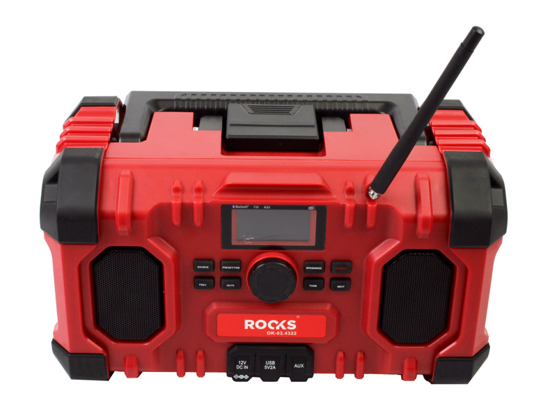 ROOKS 20V AQ-ONE Radio MUSIC WORK BT DAB+ 15W 2Ah OK-03.4322