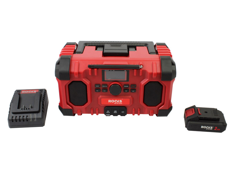 ROOKS 20V AQ-ONE Radio MUSIC WORK BT DAB+ 15W 2Ah OK-03.4322