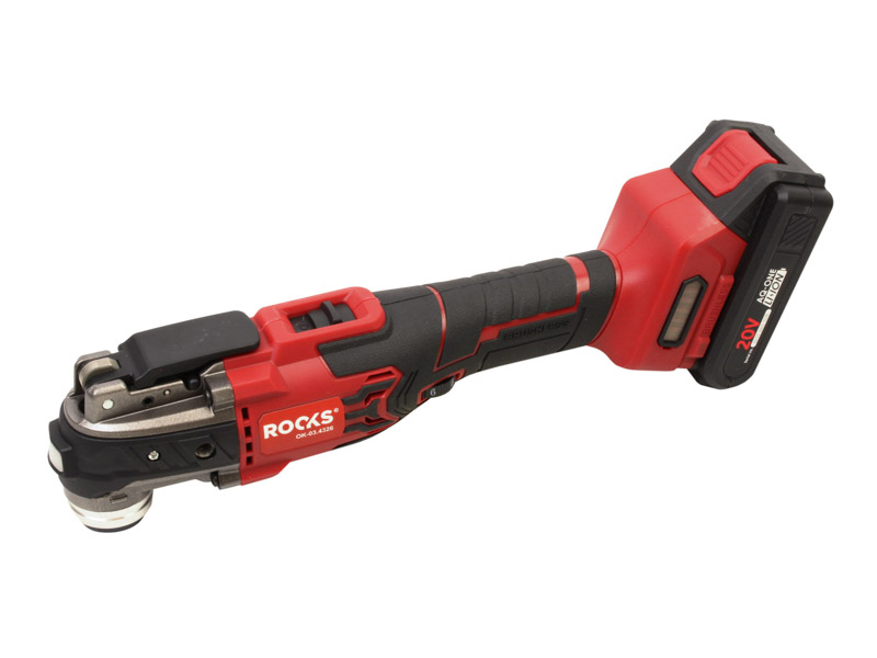 ROOKS 20V AQ-ONE Urządzenie wielofunkcyjne MULTITOOL BSL SYSTEM 10-19 K rpm kpl. z akumulatorem 2Ah BMC OK-03.4326