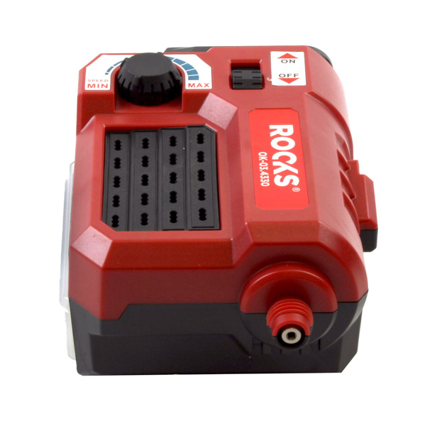 ROOKS 20V AQ-ONE Elastyczna mini szlifierka uniwersalna 5-33 K kpl. z akcesoriami i baterią 2 Ah OK-03.4330