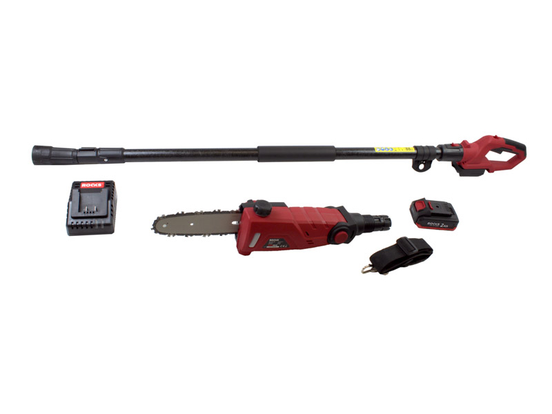 ROOKS 20V AQ-ONE Piła łańcuchowa na wysięgniku 2,65 m 200 mm kpl. z akumulatorem 2Ah OK-03.4385