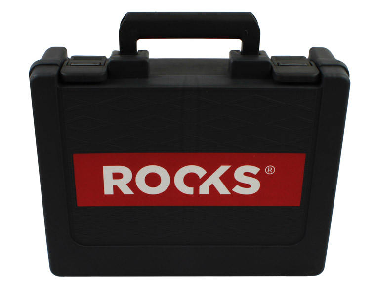 ROOKS 20V AQ-ONE Wiertarko-wkrętarka ECO 45 Nm metalowy uchwyt komplet z akumulatorem 2Ah ładowarką i walizką OK-03.4409