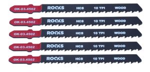 ROOKS Brzeszczot do wyrzynarki HCS TYP T drewno 10 TPI x 100 mm kpl. 5 szt. OK-03.4502
