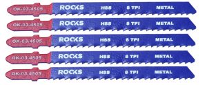 ROOKS Brzeszczot do wyrzynarki HSS TYP T metal & kompozyt 8 TPI x 100 mm kpl. 5 szt. OK-03.4505