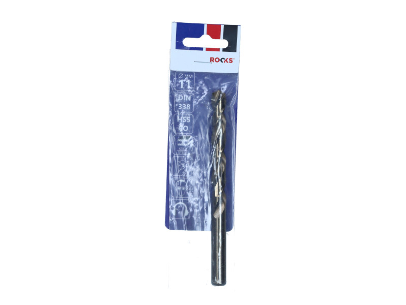 ROOKS Wiertło do metalu STRONG ∅ 11 mm HSS Co 1000 N/mm2 DIN 338 OK-03.4637