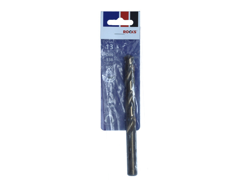 ROOKS Wiertło do metalu STRONG ∅ 13 mm HSS Co 1000 N/mm2 DIN 338 OK-03.4639
