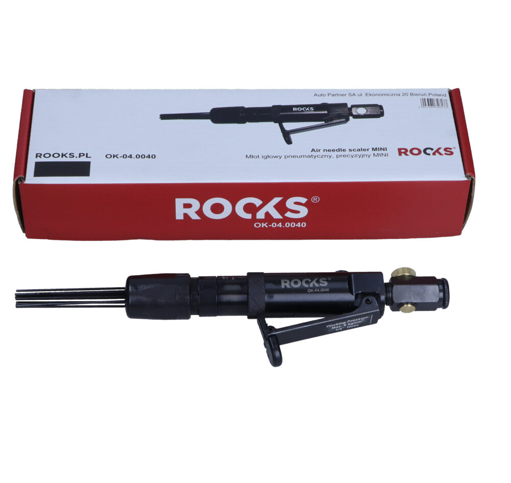 ROOKS Młot igłowy pneumatyczny precyzyjny MINI OK-04.0040