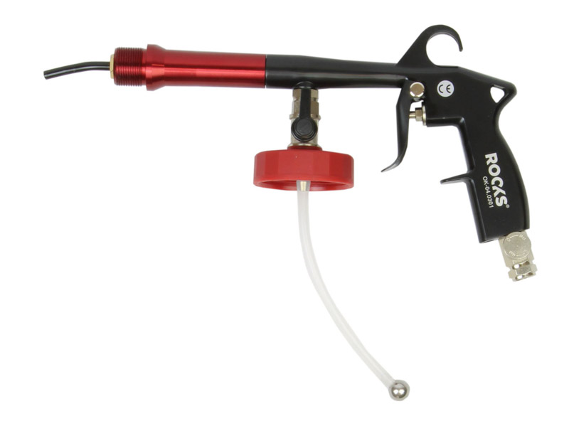 ROOKS Pistolet czyszczący PRO-TURBO, pistolet do czyszczenia tapicerki z regulacją łożyskiem i zbiornikiem OK-04.0301