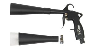 ROOKS Turbo Clean System Pistolet czyszczący DUO-TURBO pistolet do czyszczenia tapicerki z łożyskiem i szczotką OK-04.0309