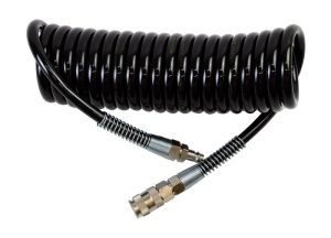 ROOKS Przewód pneumatyczny spiralny PU ze złączami 12 x 8 mm 5 m OK-04.1000