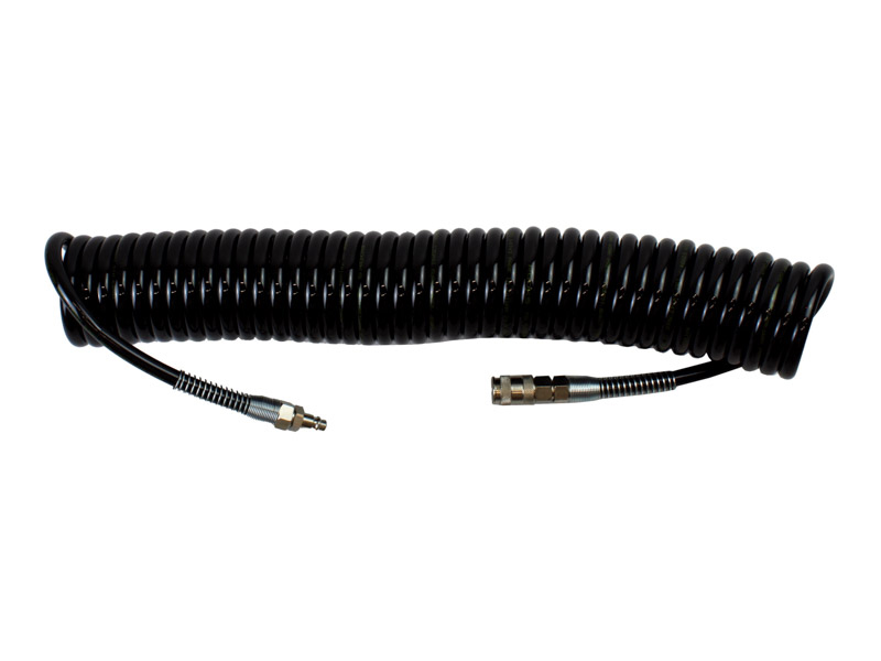 ROOKS Przewód pneumatyczny spiralny PU ze złączami 12 x 8 mm 10 m OK-04.1001
