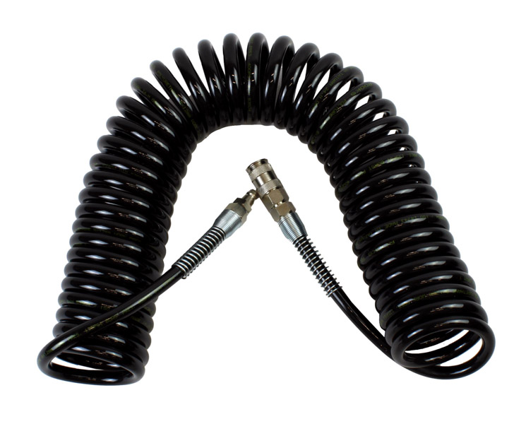 ROOKS Przewód pneumatyczny spiralny PU ze złączami 12 x 8 mm 10 m OK-04.1001