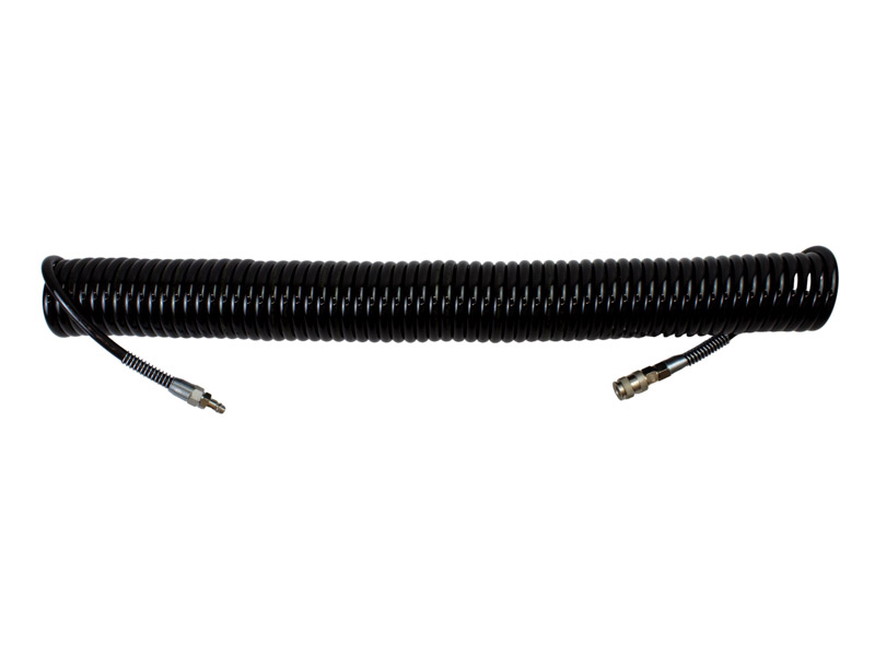 ROOKS Przewód pneumatyczny spiralny PU ze złączami 12 x 8 mm 15 m OK-04.1002