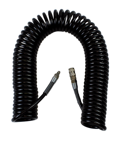 ROOKS Przewód pneumatyczny spiralny PU ze złączami 12 x 8 mm 15 m OK-04.1002