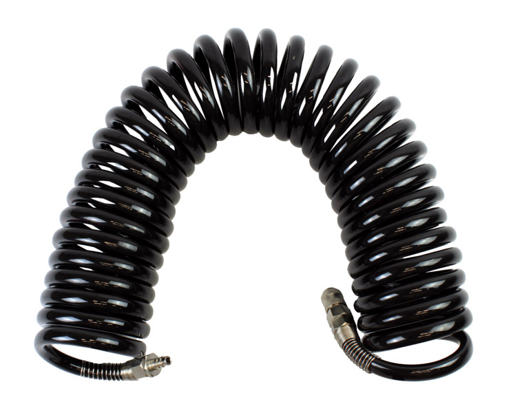 ROOKS Przewód pneumatyczny spiralny PU ze złączami 16 x 10 mm 10 m OK-04.1003