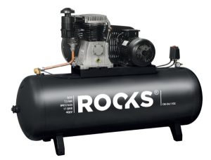 ROOKS Kompresor tłokowy dwustopniowy 500 l 7,5 KM 840 l/min 11 bar 400 V OK-04.1102