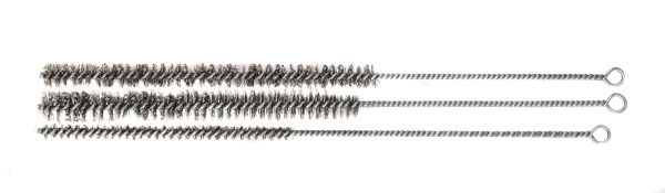 ROOKS Zestaw szczotek INOX do wtrysków 3 sztuki fi 9 mm 15 mm 20 mm OK-05.0023