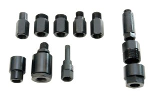 ROOKS Zestaw adapterów do wtryskiwaczy 11 elementów OK-05.0056