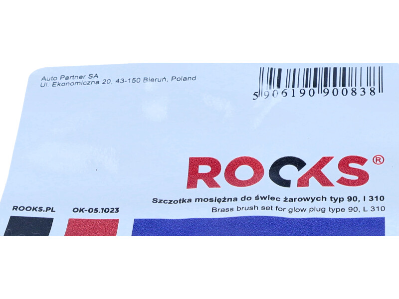 ROOKS Szczotka stalowa do świec żarowych typ 90 L 310 mm OK-05.1023