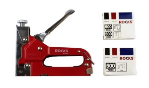 ROOKS Zszywacz taker zestaw 3 w 1 z zszywkami 1500 sztuk OK-06.0031