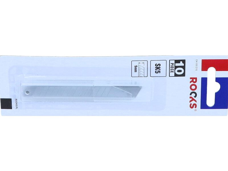 ROOKS Ostrza do noża SK5 9 mm x 10 szt materiał SK5 OK-06.0116