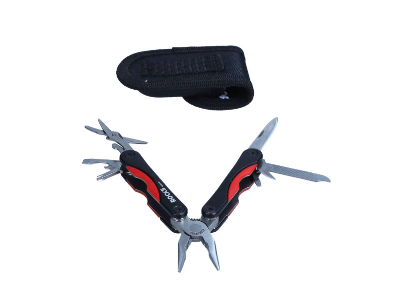 ROOKS Multi-tool scyzoryk składany 12 w 1 materiał: stal nierdzewna OK-06.0131