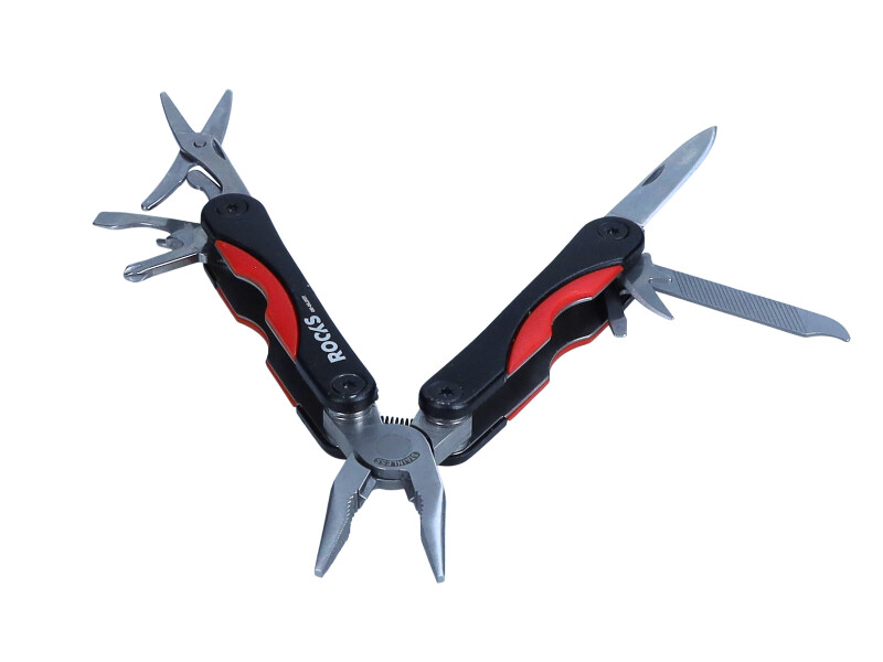ROOKS Multi-tool scyzoryk składany 12 w 1 materiał: stal nierdzewna OK-06.0131