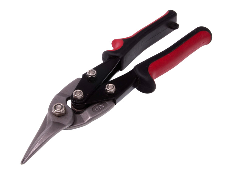 ROOKS Nożyce do blachy lewe 250 mm CrV-TIN OK-06.0139