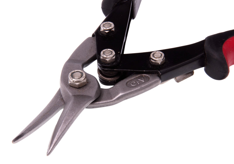 ROOKS Nożyce do blachy lewe 250 mm CrV-TIN OK-06.0139