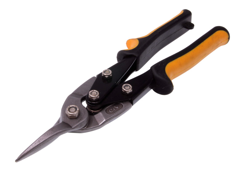 ROOKS Nożyce do blachy proste 250 mm CrV-TIN OK-06.0140