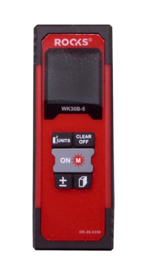 ROOKS Dalmierz laserowy 30 m 3D (długość, pole, objętość) OK-06.0350