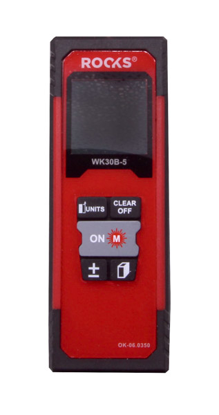 ROOKS Dalmierz laserowy 30 m 3D (długość, pole, objętość) OK-06.0350