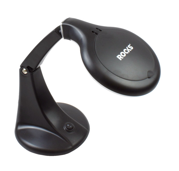ROOKS Lupa warsztatowa x 3 - x 12 z podświetleniem LED OK-06.0361