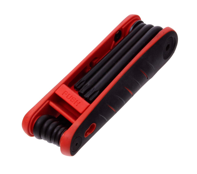 ROOKS Klucze imbusowe FUTURO POCKET TORX-R TR9-TR40 7 elementów OK-07.0001