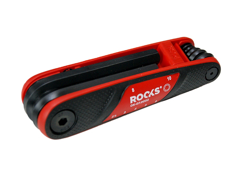 ROOKS Klucze imbusowe FUTURO POCKET HEX 2,5-10 mm 7 elementów OK-07.0002