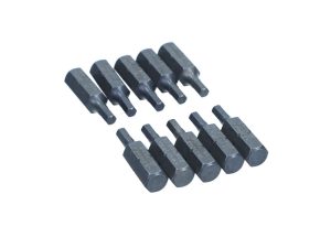 ROOKS Bit do wkrętarki 1/4" x 25 mm x  HEX 3 udarowy CrVMoSi kpl. 10 szt. OK-07.0022
