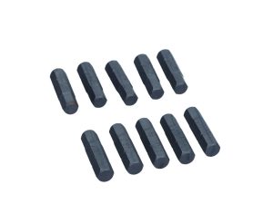 ROOKS Bit do wkrętarki 1/4" x 25 mm x  HEX 6 udarowy CrVMoSi kpl. 10 szt. OK-07.0025