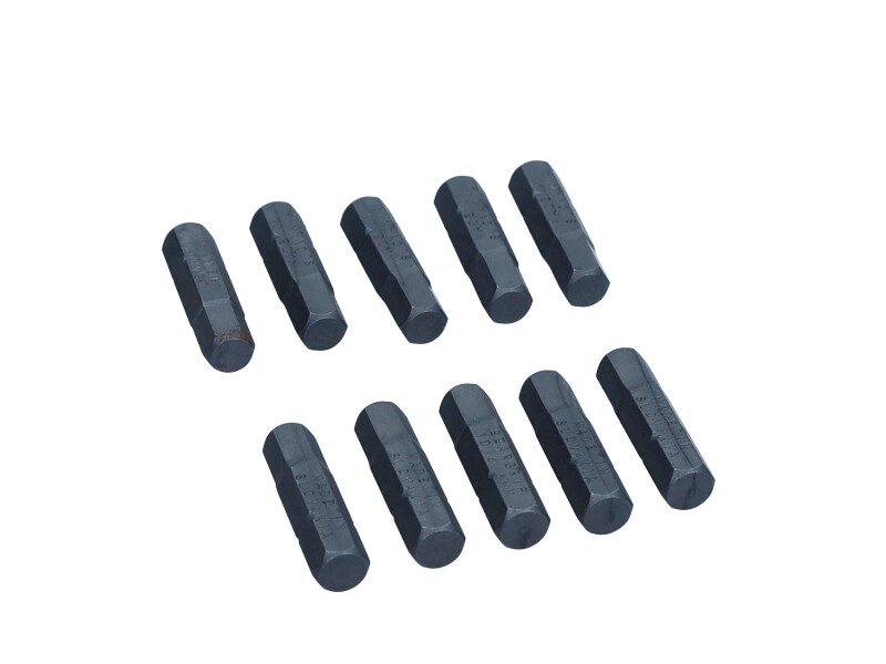 ROOKS Bit do wkrętarki 1/4" x 25 mm x  HEX 6 udarowy CrVMoSi kpl. 10 szt. OK-07.0025