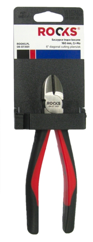 ROOKS Szczypce tnące boczne 160 mm Cr-Mo OK-07.1001