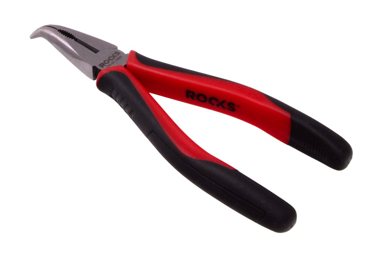 ROOKS Szczypce wygięte 160 mm Cr-Mo OK-07.1003