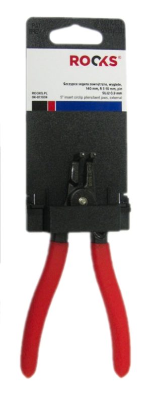 ROOKS Szczypce Segera zewnętrzne wygięte 140 mm OK-07.1008