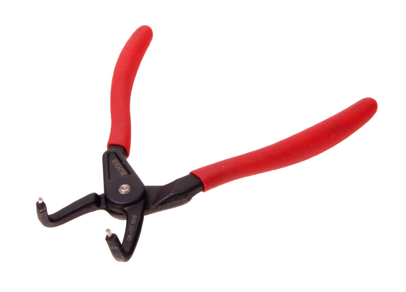 ROOKS Szczypce Segera wewnętrzne wygięte 180 mm OK-07.1018
