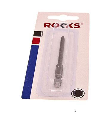 ROOKS Bit płasko-krzyżowy 1/4" x 70 mm PLUS-MINUS TYPE PZ2/FL6 DIN 3126-F6,3 OK-07.2222